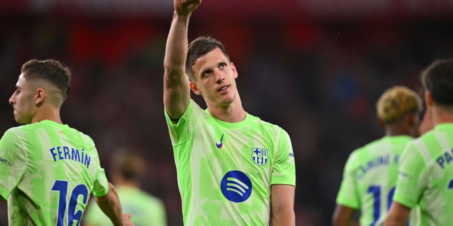 Noch darf Dani Olmo jubeln. (Archivfoto)