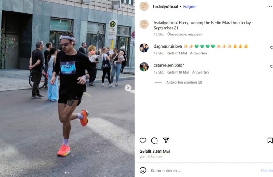 berlin marathon harry styles