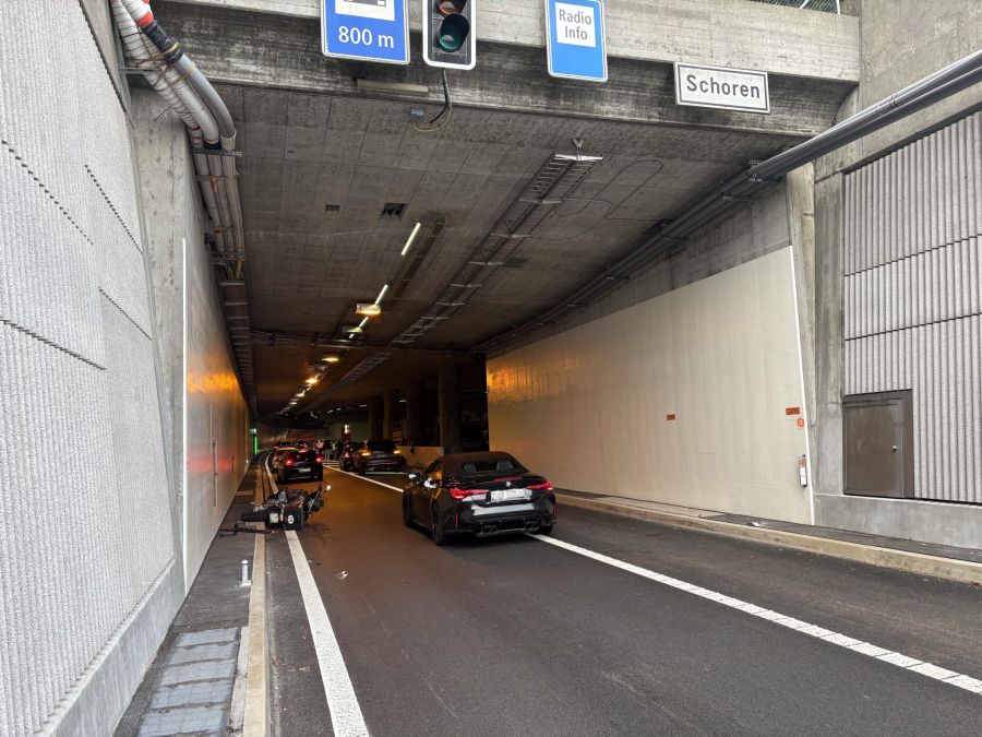 Schorentunnel West Unfall