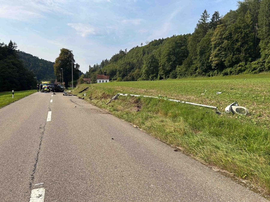 Fahrer verletzt