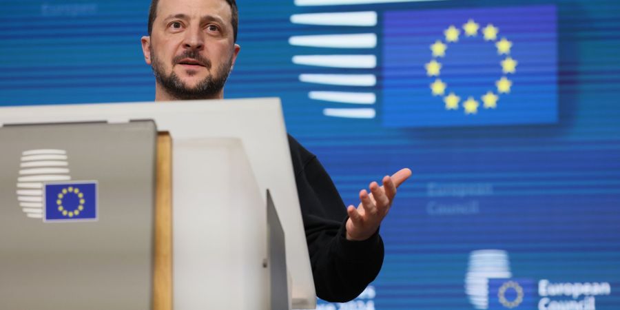 Selenskyj bekommt in Washington Unterstützung aus Europa. (Archivbild)