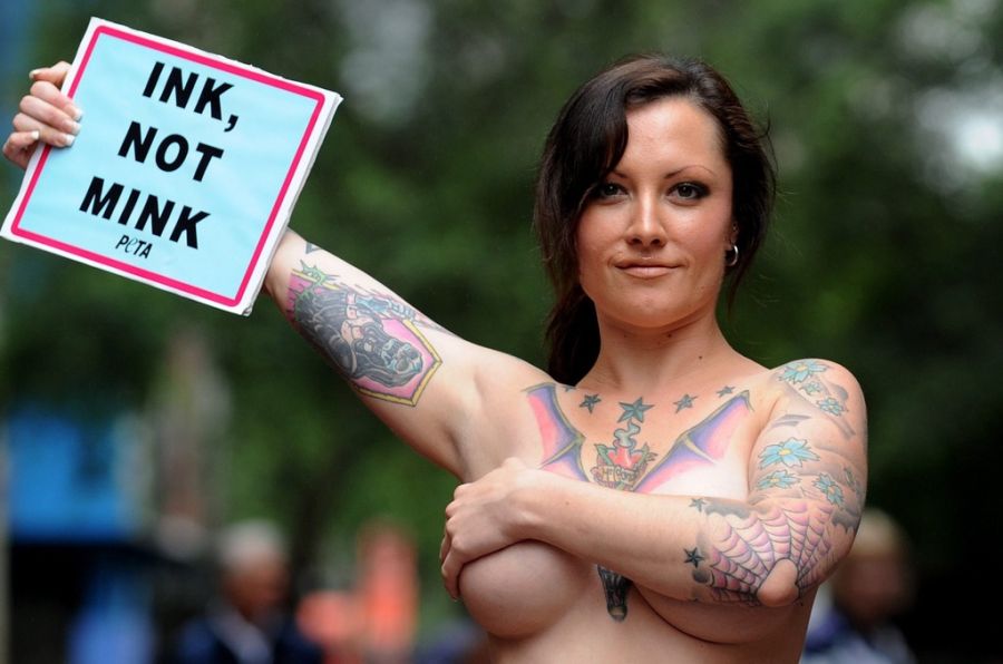 Ein Vorreiter der Anti-Pelz-Kampagnen ist PETA. Unter diversen Slogans übte die Organisation Druck auf die Modewelt aus. (Archivbild)