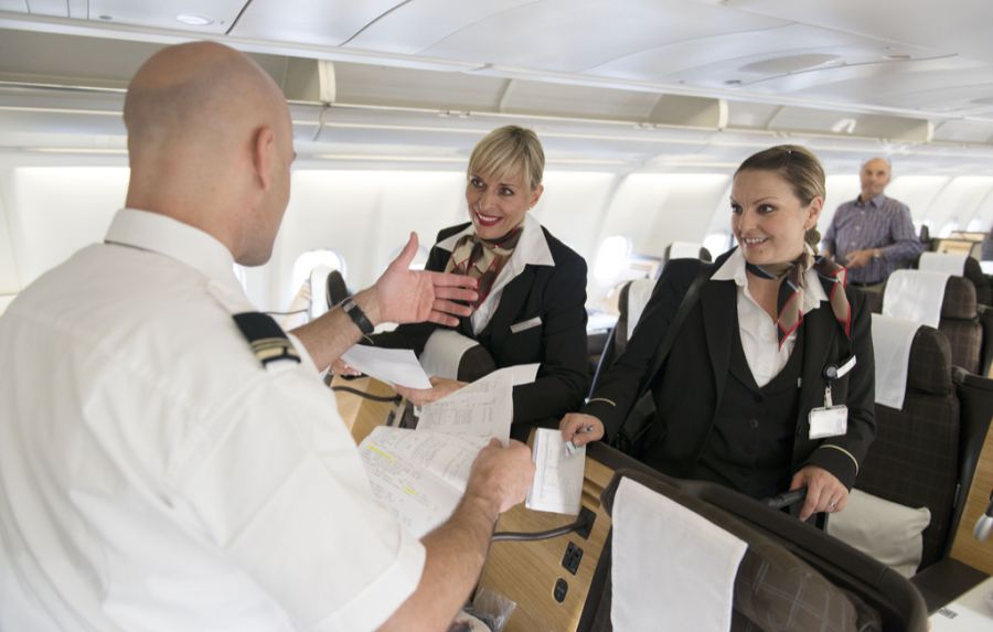 Die Airlines sind gesetzlich dazu verpflichtet, die Strahlendosis der Kabinenbesatzung zu überwachen.