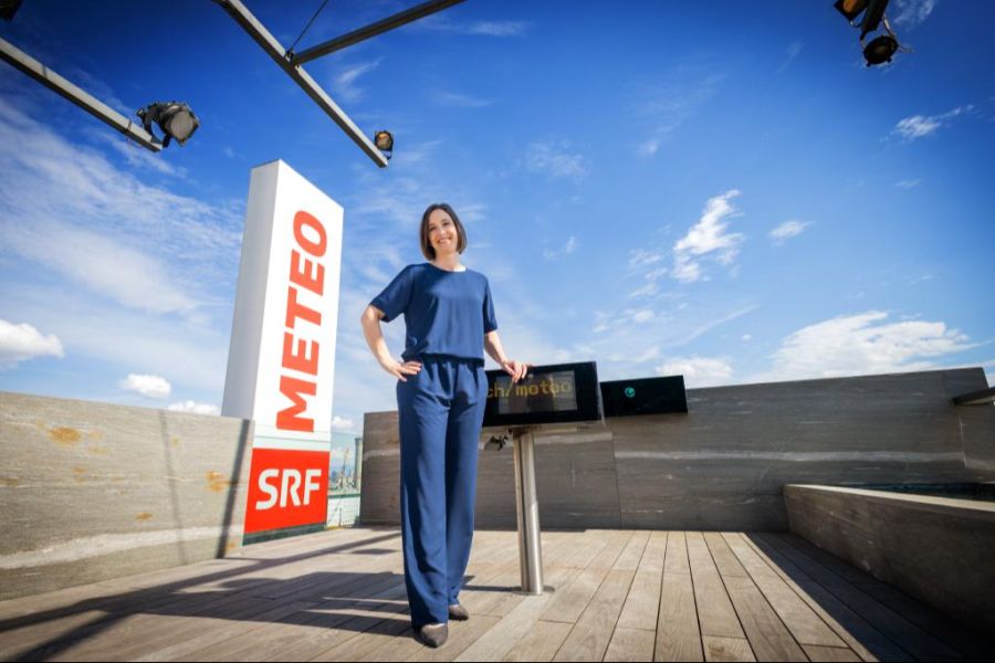 Meteo-Moderatorin Sabine Balmer.