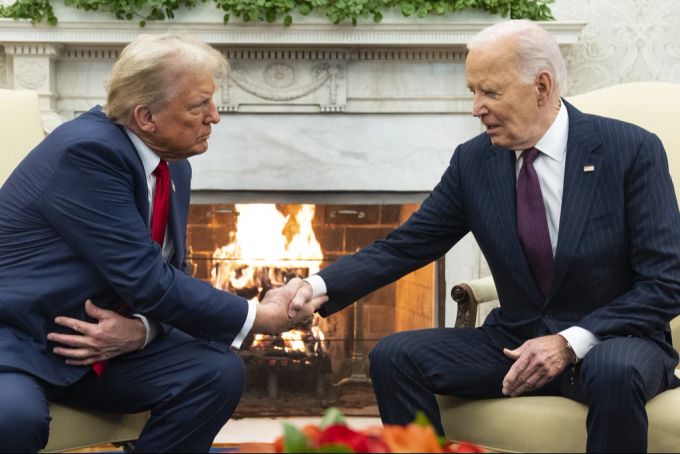 Joe Biden gibt am 20. Januar das Präsidentenamt an Donald Trump ab.