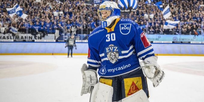 Leonardo Genoni nähert sich beim EV Zug dem Comeback. Leonardo Genoni EV Zug