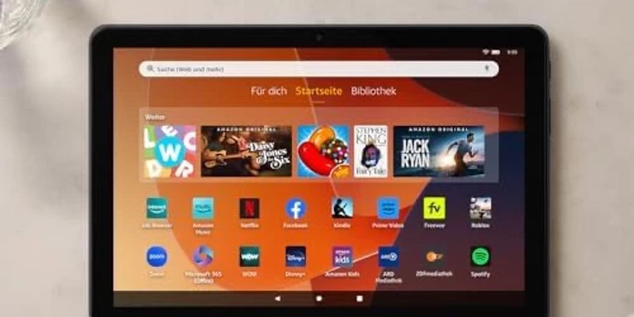 Werbefoto Amazon Fire HD 10