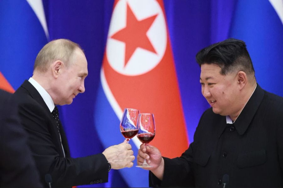 Verstehen sich gut: Wladimir Putin und Kim Jong-un