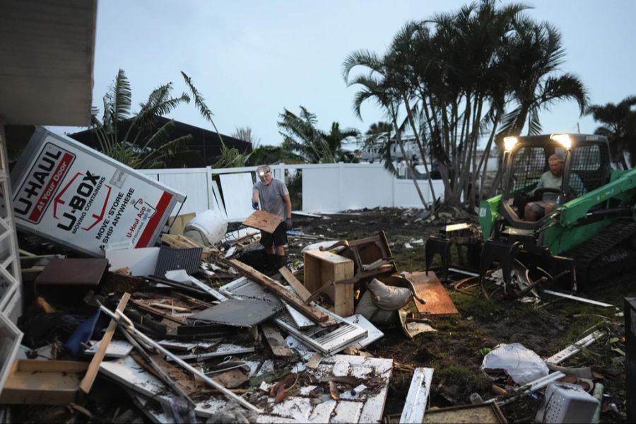 Hurrikan «Milton» hinterlässt in Florida ein Trümmerfeld.