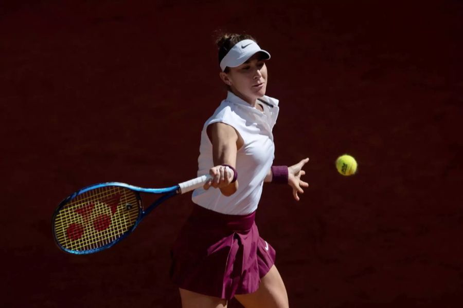Die Weltnummer 11 spielt gegen die Argentinierin Nadia Podoroska.