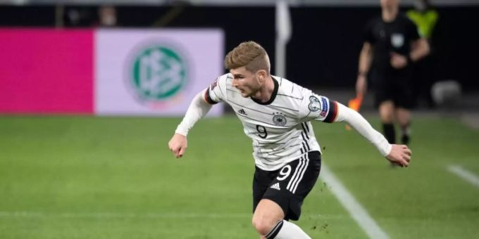 Timo Werner freut sich auf Hansi Flick als Bundestrainer. Foto: Federico Gambarini/dpa Timo Werner freut sich auf Hansi Flick als Bundestrainer. Foto: Federico Gambarini/dpa