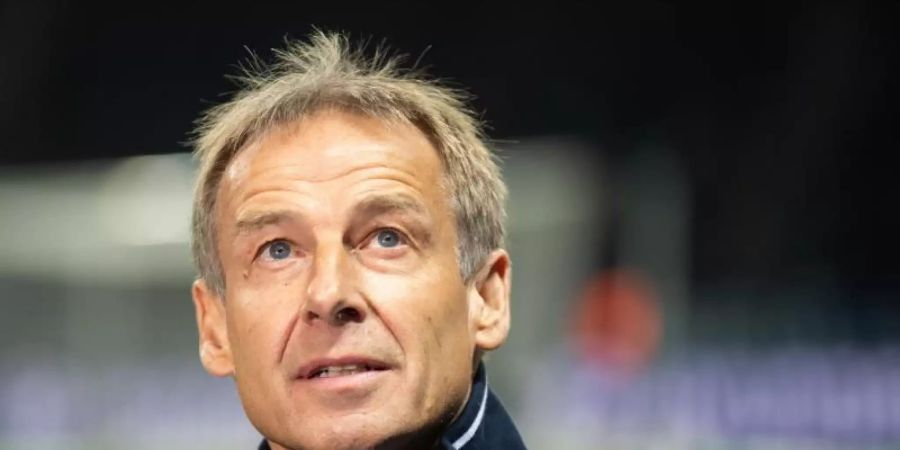 Kann sich den Trainerjob in Tottenham vorstellen: Jürgen Klinsmann. Foto: Soeren Stache/dpa-Zentralbild/dpa