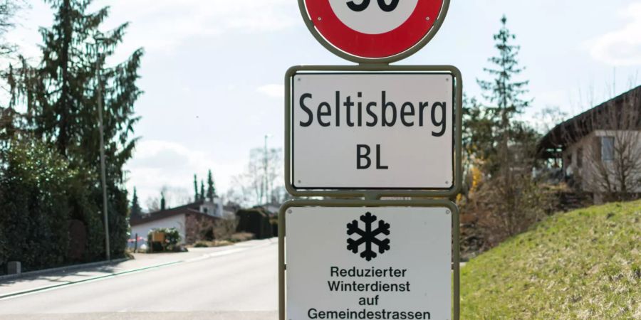 Die Gemeinde Seltisberg im Bezirk Liestal (BL).