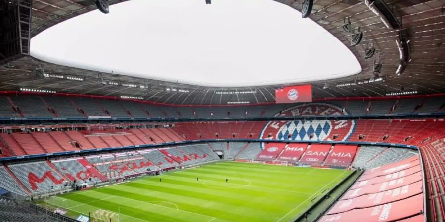 Der FC Bayern München darf 250 Fans empfangen. Foto: Matthias Balk/dpa