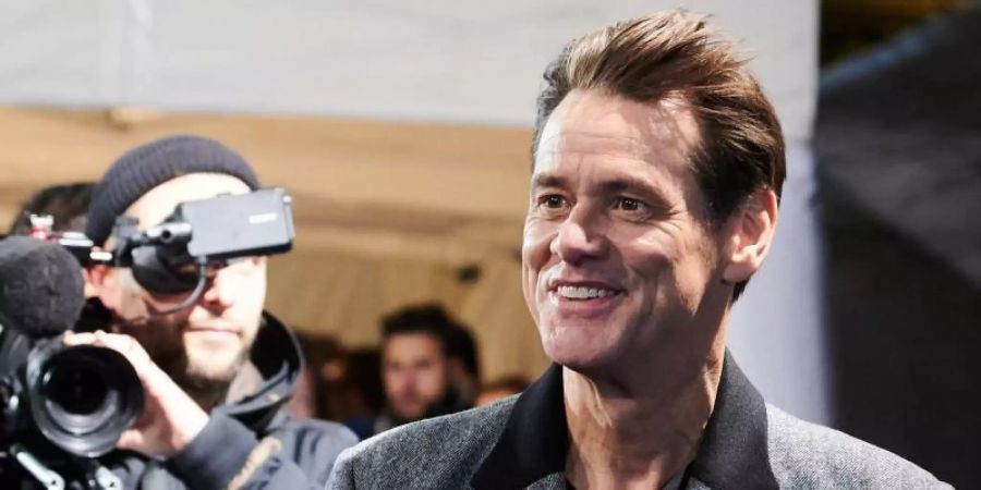 Jim Carrey 2020 bei der Premiere von "Sonic The Hedgehog" in Berlin. Foto: Annette Riedl/dpa