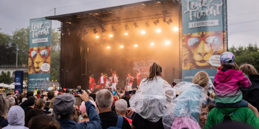 Der Auftritt der Stubete Gäng war eines der Highlights des Leuefäschts 2023 in Bremgarten.