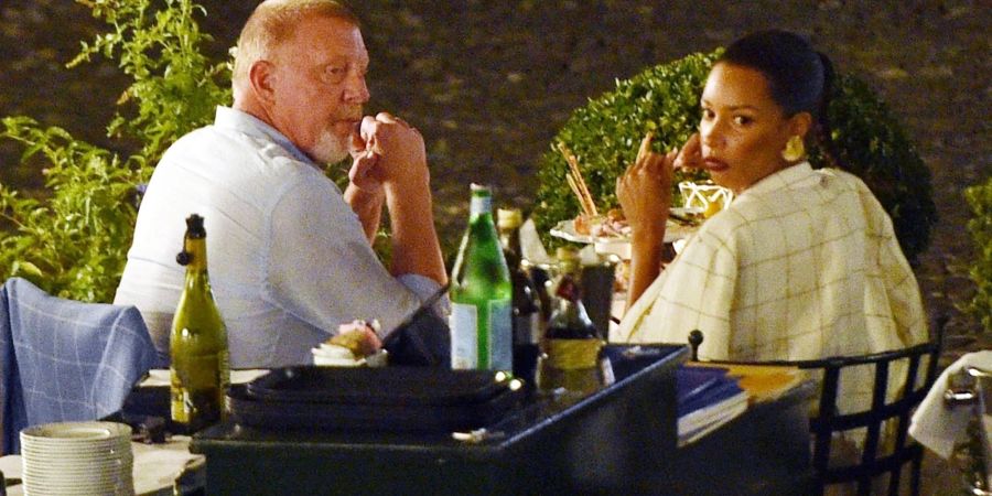 Boris Becker und seine Lilian in Portofino (I).