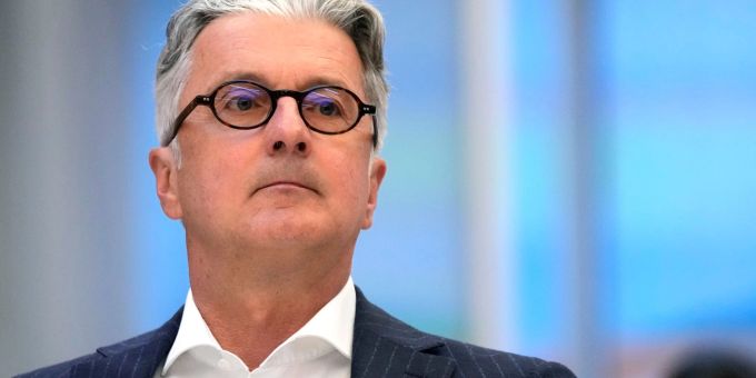 Rupert Stadler, Ex-Vorstandsvorsitzender von Audi, beim Prozess vor dem Landgericht in München. (Archivbild) rupert stadler
