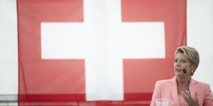 Trotz Krisen - Bundesrätin Karin Keller-Sutter ist zuversichtlich