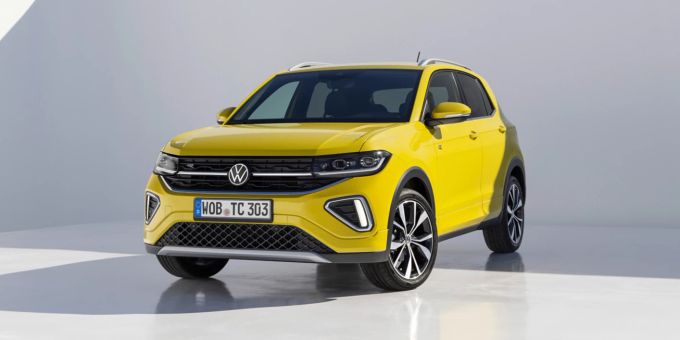 Der Volkswagen T-Cross ist eines der erfolgreichsten Modelle der Wolfsburger – das grosse Facelift soll ihn frisch halten 2023 Volkswagen T-Cross Facelift