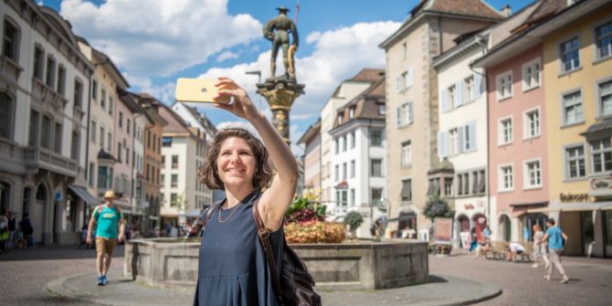 Frau in Schaffhausen