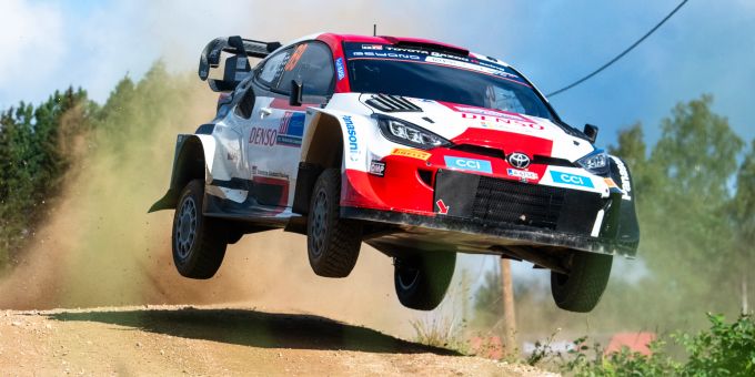 Kalle Rovanperä (Toyota) fliegt in Estland zu seinem zweiten Saisonsieg in der Rallye-WM. Kalle Rovanperä Rallye-WM Estland