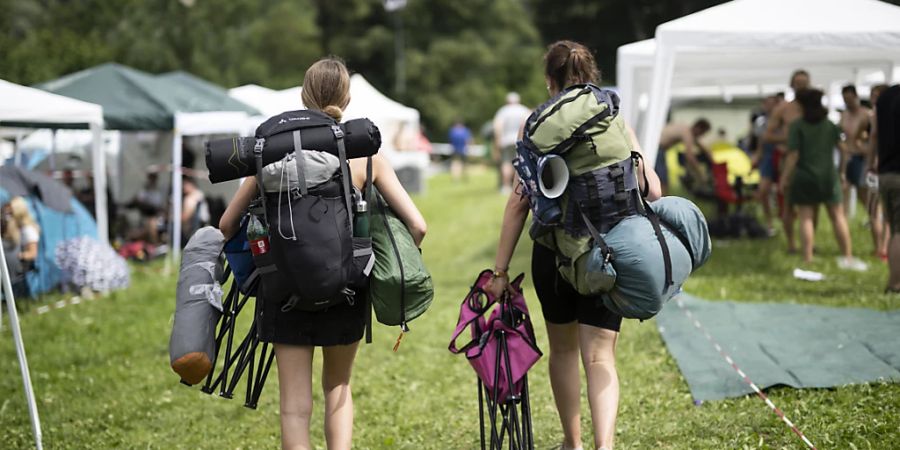 Sind die besten Zeltplätze schon vergeben? Am Donnerstag hat das St. Galler Openair im Sittertobel begonnen. (Archivbild)