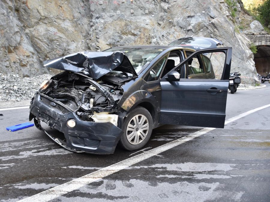 Auto nach Unfall