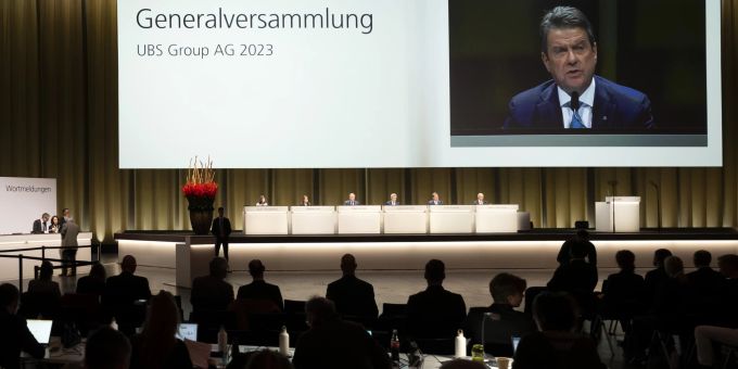 UBS-GV - Aktionäre segnen Nachhaltigkeitsbericht 2022 konsultativ ab