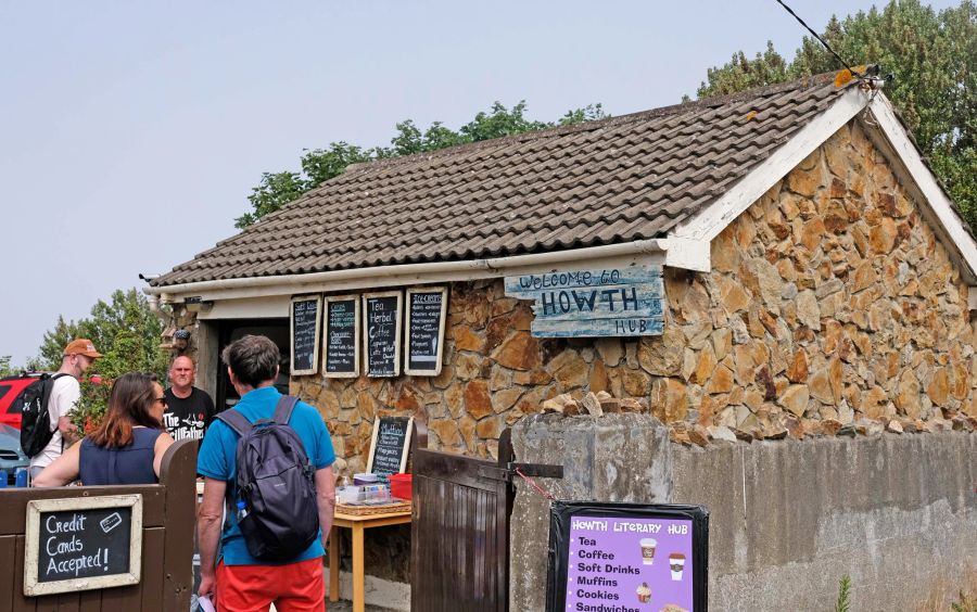 Kiosk Zaun essen Steinhaus Howth Hub