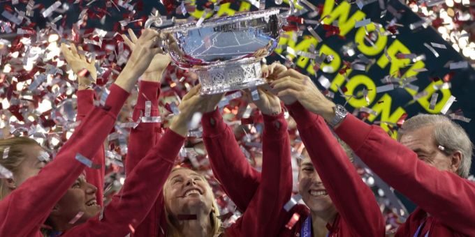 Die Schweizerinnen gewinnen den Billie Jean King Cup. Belinda Bencic