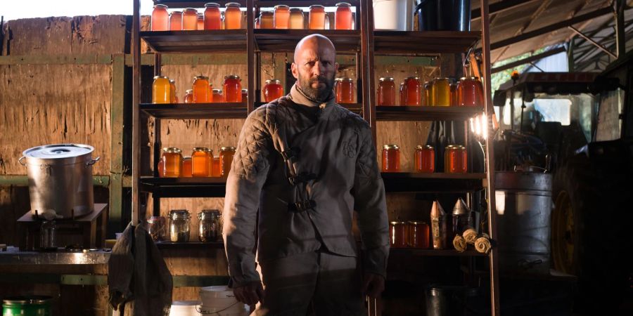 Jason Statham in einer Szene des Films «The Beekeeper».