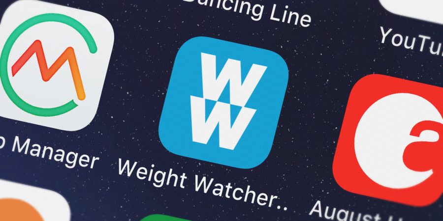 Es gibt auch eine Weightwatchers-App, die den Mitgliedern viele Vorteile bietet.