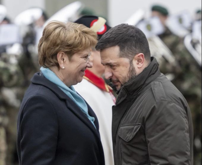 Friedensgipfel Ukraine-Krieg Selenskyj Amherd