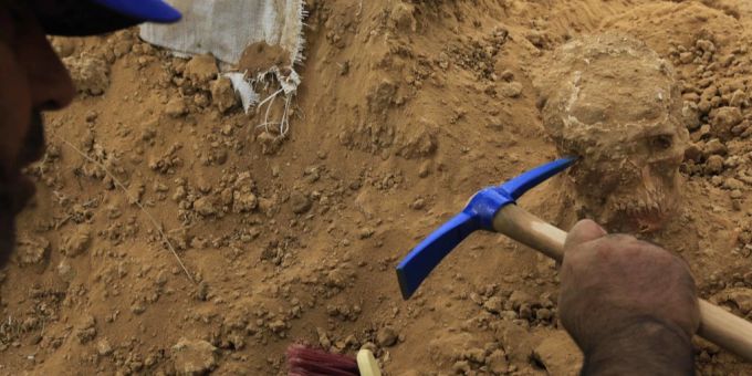 In Israel wurde ein rund 5500 Jahre altes Stadttor ausgegraben. israel