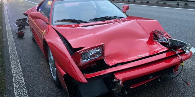 Verkehrsunfall auf der Autobahn A3 in Niederurnen. Verkehrsunfall auf A3