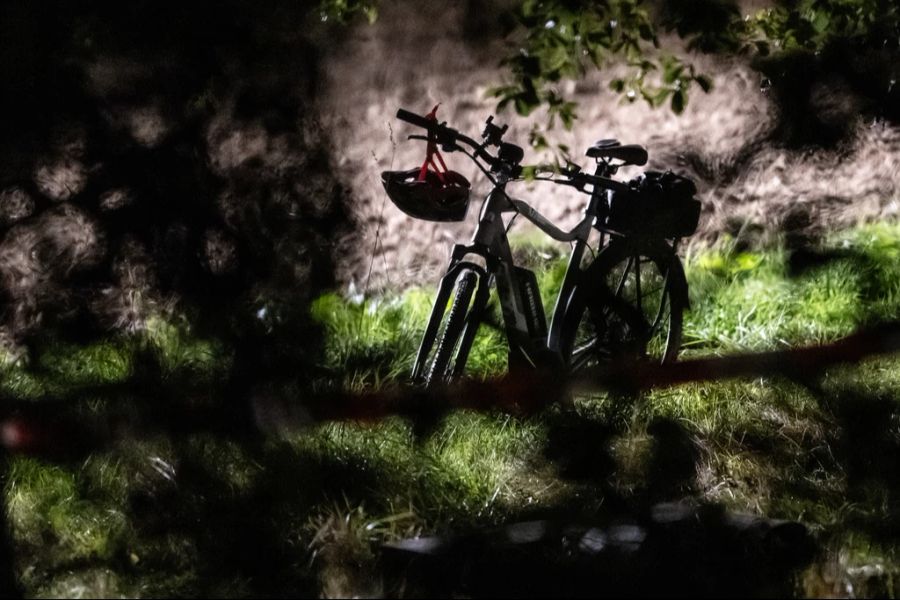 Nahe dem Fundort der Leiche fand die Polizei auch dieses Fahrrad.