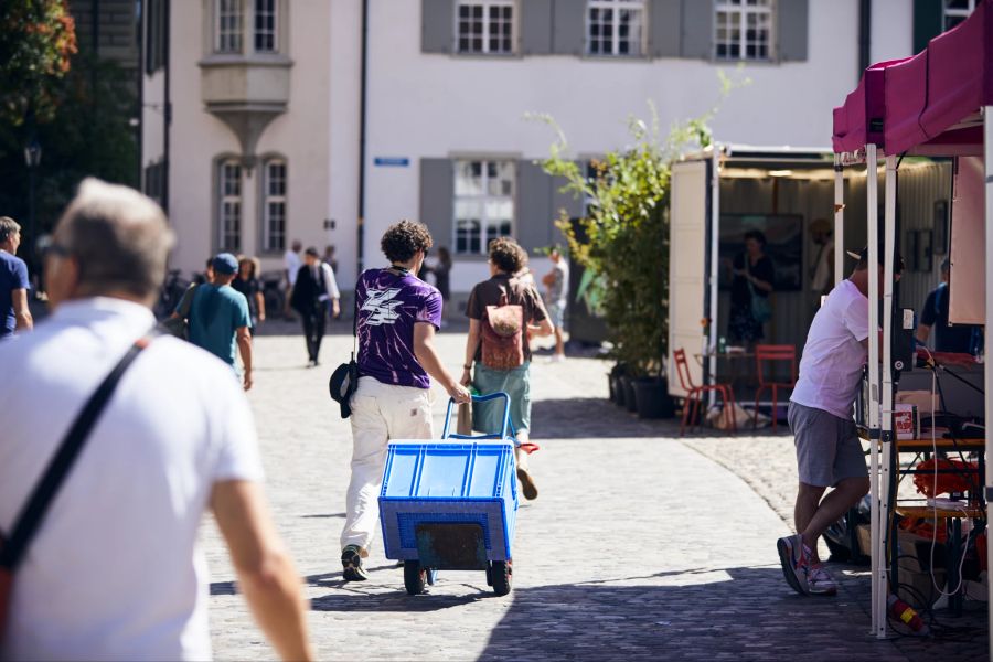 Schauplatz für das Festival war unter anderem der Münsterplatz in der Basler Innenstadt.