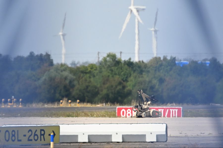 Die Drohne befand sich in der Nähe von vier ukrainischen Flugzeugen.