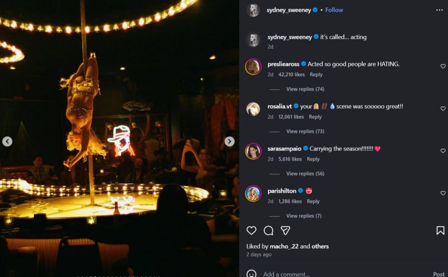 „Es nennt sich … Schauspielerei": So reagierte Sydney Sweeney auf die Kritik an ihren freizügigen Szenen in Euphoria.