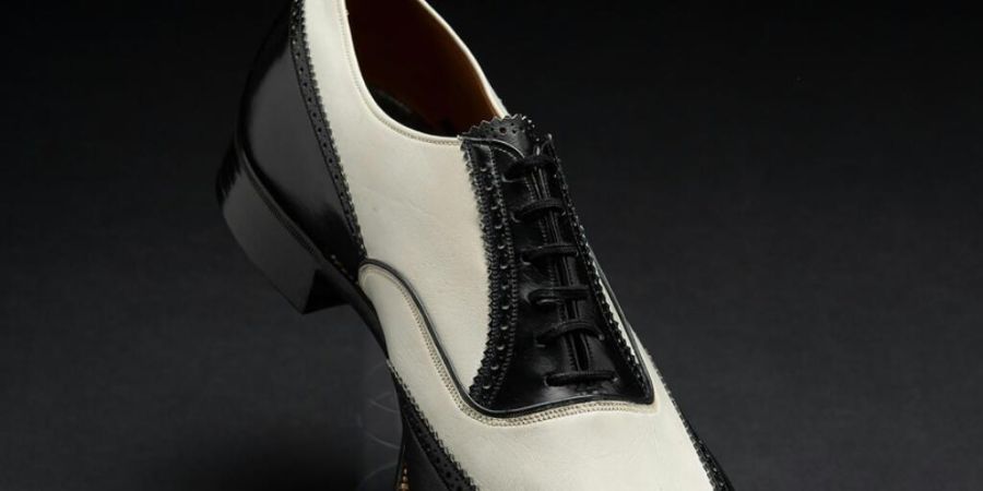 Die Schuhsammlung von Bally umfasst einige Zehntausend Schuhe. Unter anderem diesen Herrenschnürschuh von 1932.