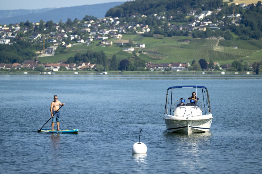 Murtensee Wetter Hitze