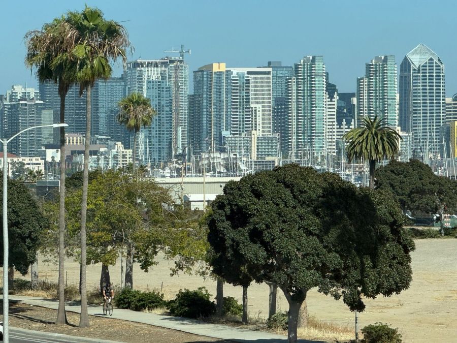 Mittlerweile ist Mischi Wettstein in San Diego angekommen.