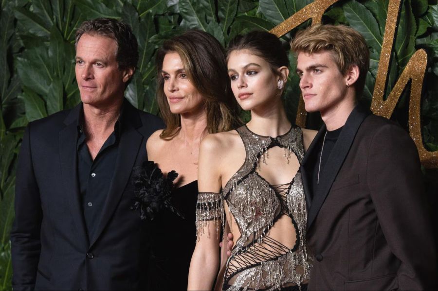Kaia Gerber und Familie