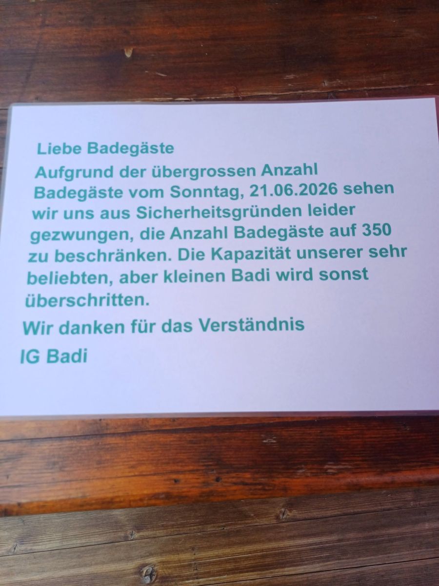 badi rüti hitze kapazität