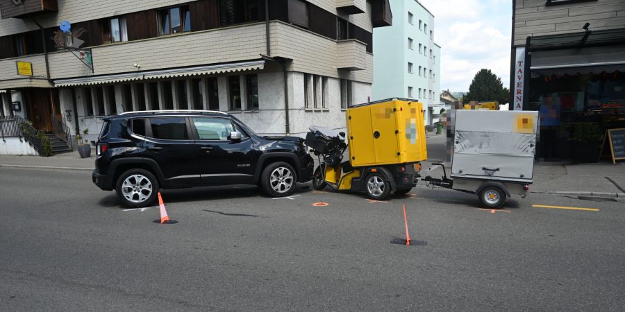 Unfall Niederuzwil