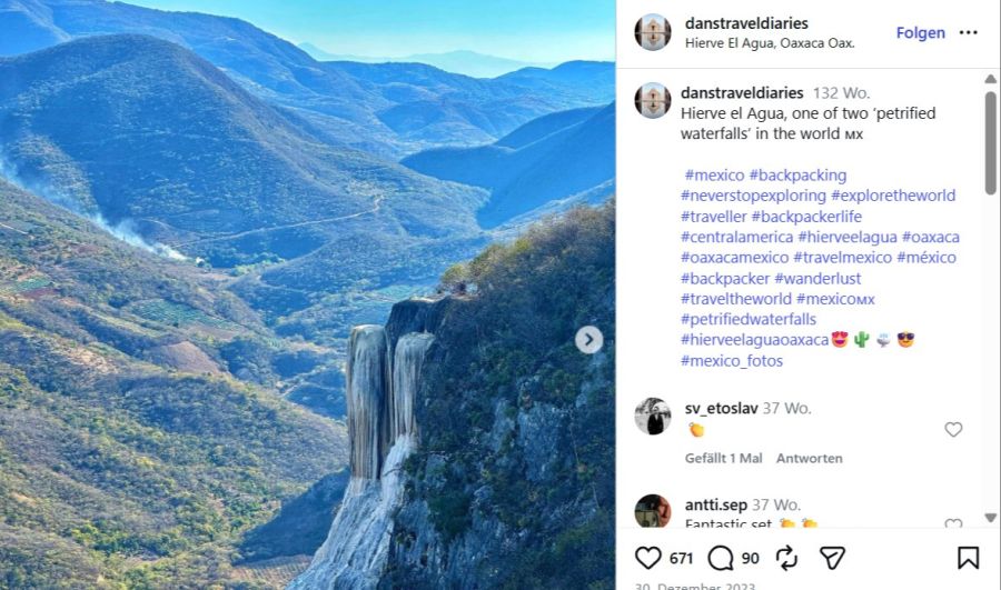 Hierve el Agua (Mexiko).