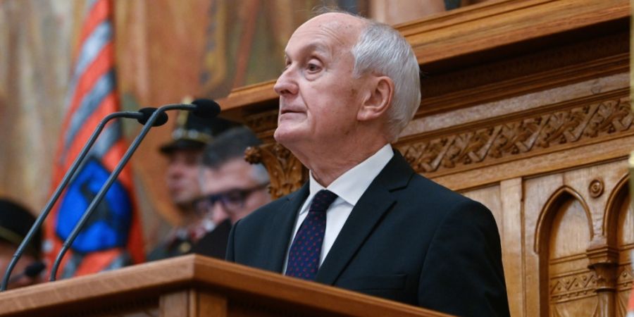 Der neue ungarische Präsident, Andras Baka. Foto: Szilard Koszticsak/MTI/AP/dpa