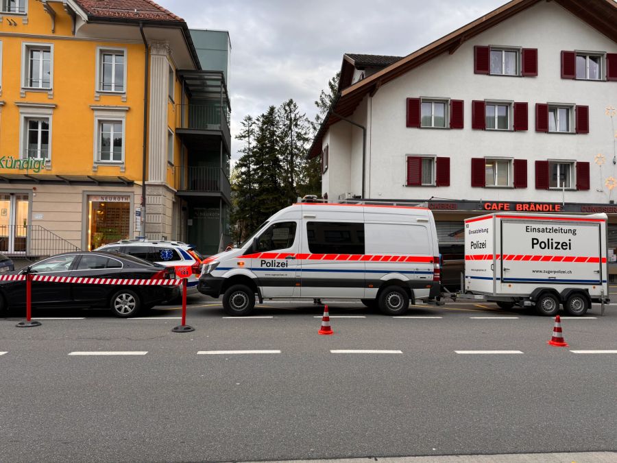 2024 kam es nach einem Verkehrsunfall in Unterägeri ZG zu einem Grossaufgebot der Rettungskräfte.