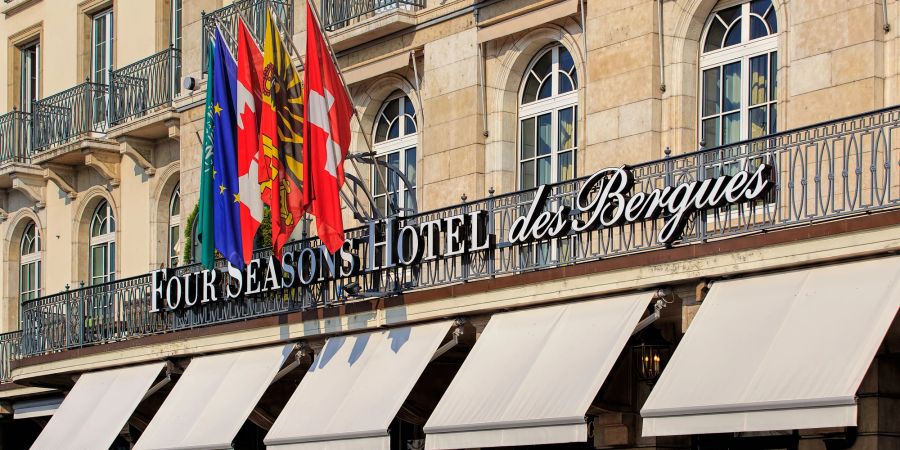 Gibt es auch in der Schweiz: Das Four Seasons «Hôtel des Bergues» in Genf.